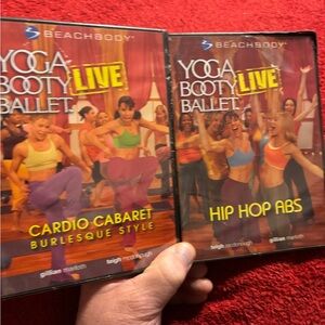 Beachbody Yoga Booty Ballet Live DVD -Cardio Cabaret Burlesque S.& Hip Hop ABS .